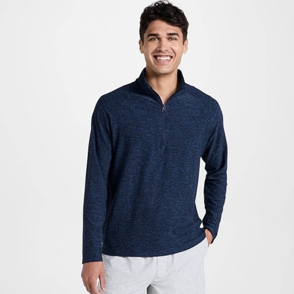 OUTDOOR VOICES Men’s Blue Jacket Pullover Crew Sweater